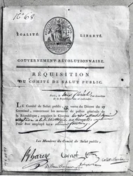 Réquisition du Comité de salut public, 1789-99